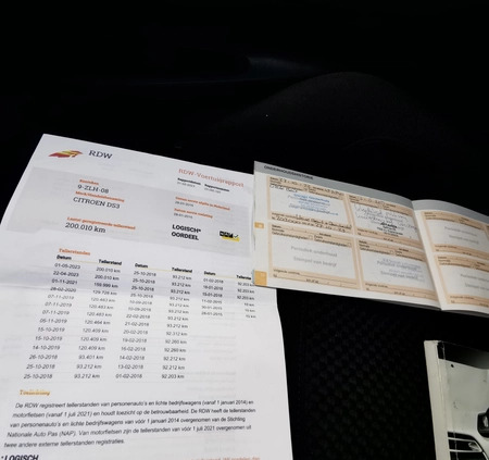 Citroen DS3 cena 24900 przebieg: 207200, rok produkcji 2015 z Puławy małe 191